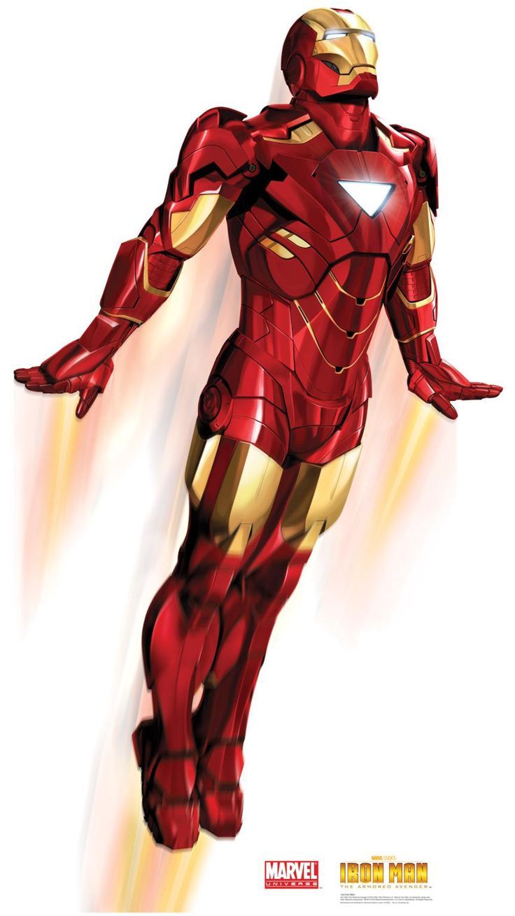 A picture of Iron Man that moves.
